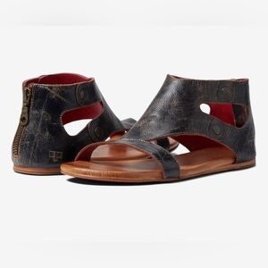 Bedstu Soto Distressed Black Size 9